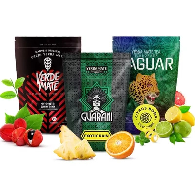 Yerba Mate Paras Hedelmäsetti 3x500g