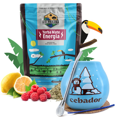 Yerba Mate Talven aloitussetti Rio Parana 500g