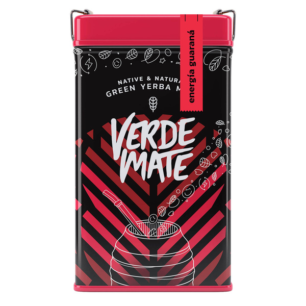 Yerbera - Tinapurkki + Verde Mate Green Energia Guarana 0.5kg