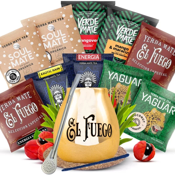 HUGE Yerba Mate Set 10x50g FIND YOUR TASTE FIND YOUR TASTE