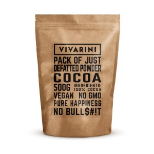 Vivarini – Alkaloitu kaakao tumma (jauhe) 0,5 kg