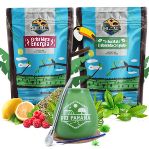 Yerba Mate setti Rio Parana Energia Elaborada 2x500g + tarvikkeet