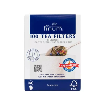Paperiset teesuodattimet - koko M (100 kpl)