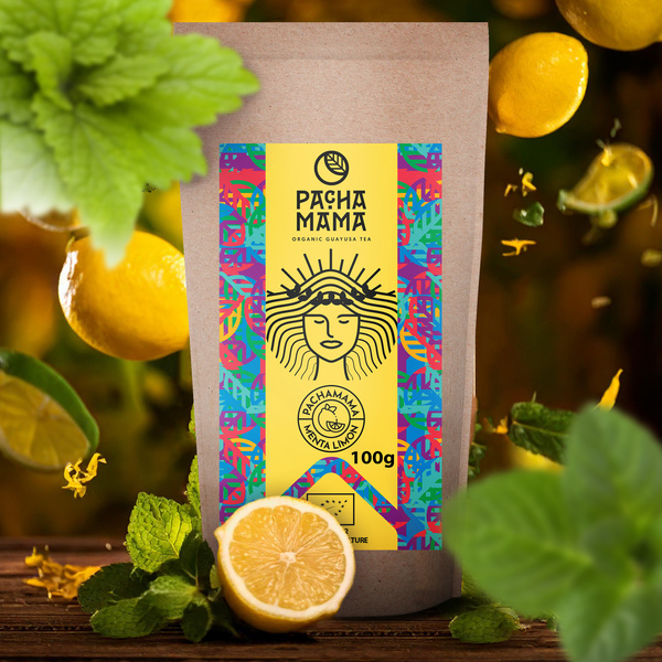 Guayusa Pachamama Menta Limon 100 g (luomu)