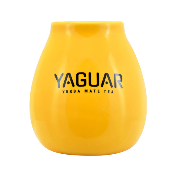 Yaguar Keraaminen Mate-kuppi 350 ml - keltainen