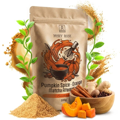 Mary Rose – Orange Matcha Alternative – Pumpkin Spice (jauhe) 100 g