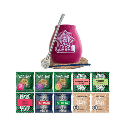 Yerba Mate Set 500g Mate Gourd Bombilla 10x50g Mate Gourd Bombilla 10x50g