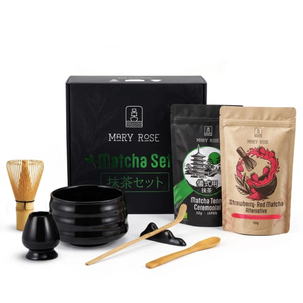 Lahjasetti: japanilainen seremoniallinen matcha + värikäs vaihtoehto matchalle