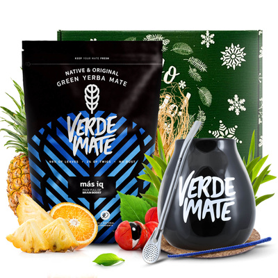 Lahjasetti Yerba Verde Mate Mas IQ 0,5kg