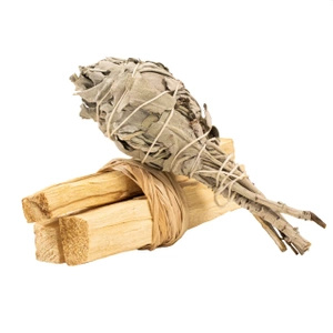 Palo santo suitsukkeen + valkoisen salvian kimppusetti