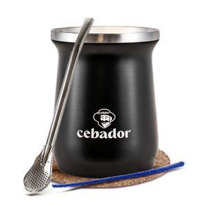 Yerba Mate -tarvikesetti: TermoMate PRO terminen mate-kurpitsa + bombilla