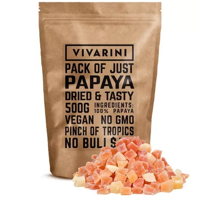 Vivarini - Papaija (sokeroitu) 0.5kg