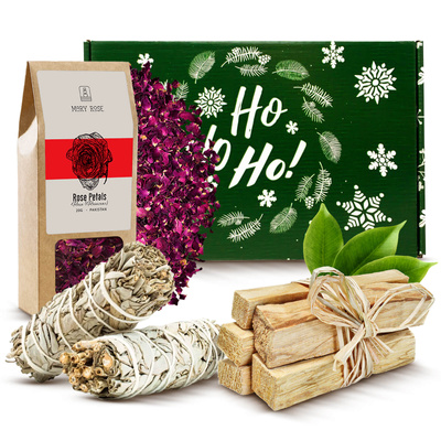 Lahjasetti Palo Santo + Valkoinen salvia suitsukkeet