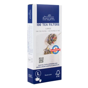 Paperiset teesuodattimet - koko L (100 kpl)