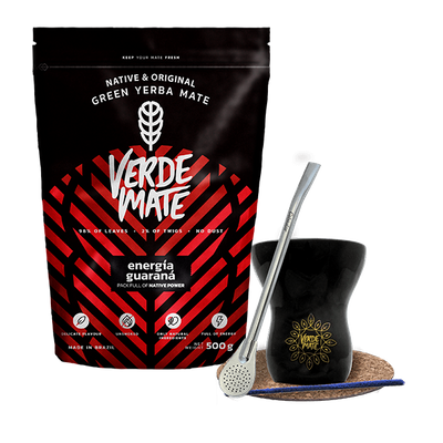 Aloitussetti Bombilla Mate Cup + mate tee Verde