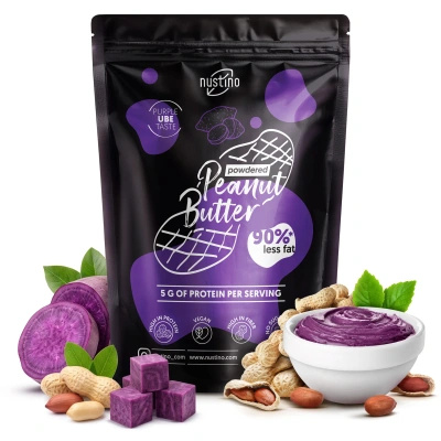 Nustino – Maapähkinävoi jauheena – Ube (ei lisättyä sokeria) 400 g