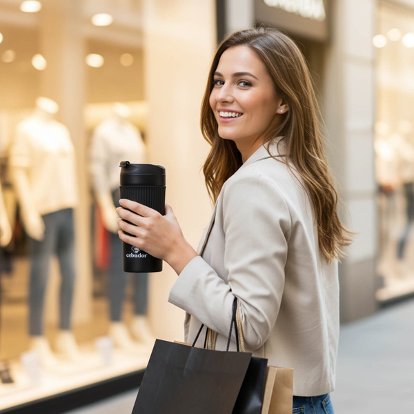 Cup Press lämpömuki, jossa on ranskalainen puristin 400ml